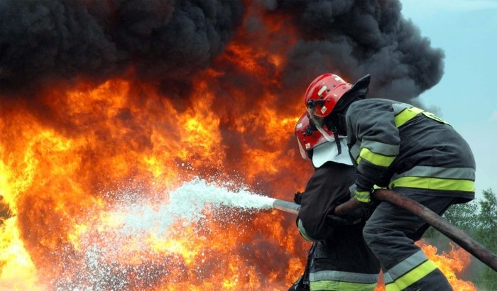 У Сваляві горів сміттєвоз У Сваляві горів сміттєвоз "Рено"