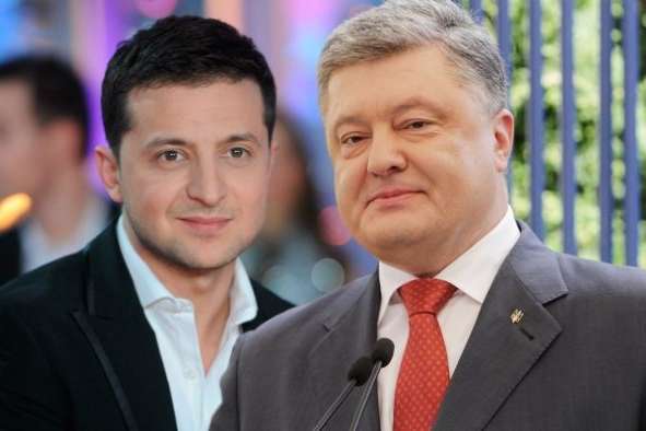 Зеленський та Порошенко вже встигли обізвати один одного Зеленський та Порошенко назвали один одного "маріонетками"