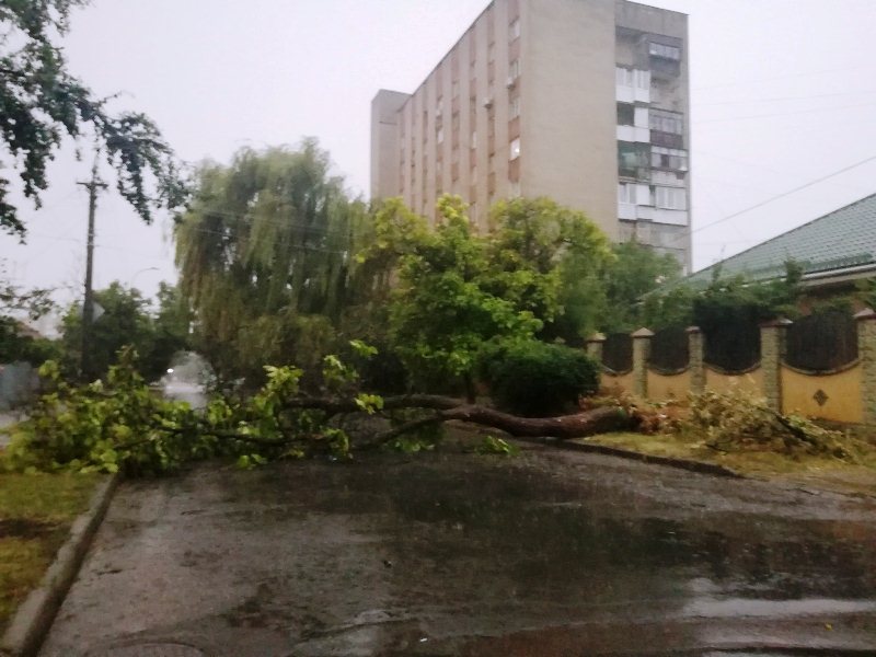 В Ужгороді ввечері вирувала негода В Ужгороді ввечері вирувала негода