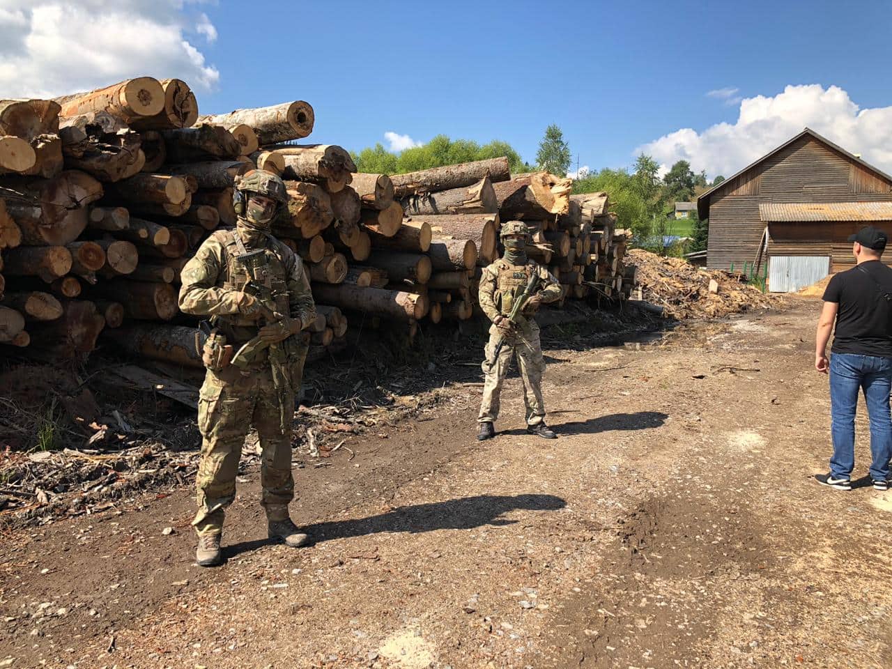 СБУ провела обшуки у лісівника та на кількох підприємствах і виявила значну кількість "лівої" деревини СБУ провела обшуки у лісівника та на кількох підприємствах і виявила значну кількість "лівої" деревини