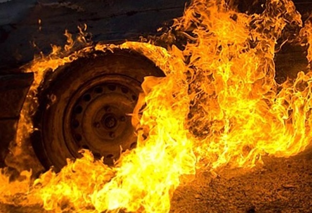 У Чинадієві вчора згорів автомобіль У Чинадієві вчора згорів автомобіль