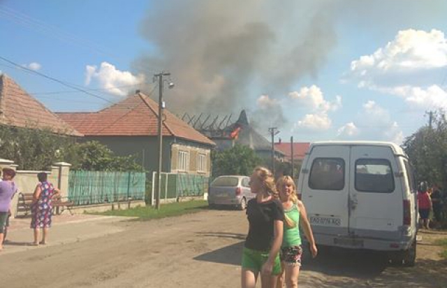 ФОТО: Мукачево.нет У Горонді загорівся ще один будинок