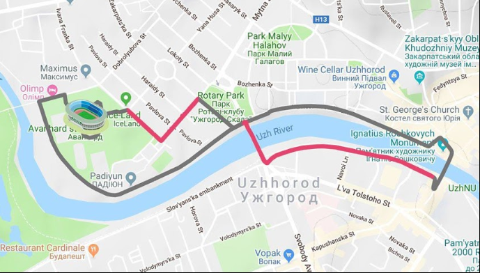 В Ужгороді в неділю обмежать рух автомобільного транспорту: відома причина В Ужгороді в неділю обмежать рух автомобільного транспорту: відома причина