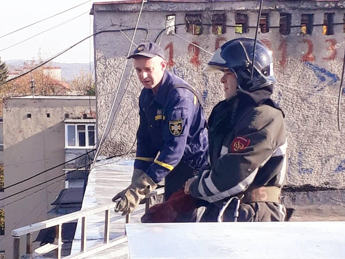 Рятувальники розповіли про порятунок кішки Рятувальники розповіли про порятунок кішки