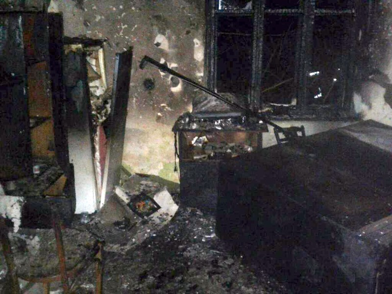 Від однієї цигарки ледь не згорів будинок Від однієї цигарки ледь не згорів будинок