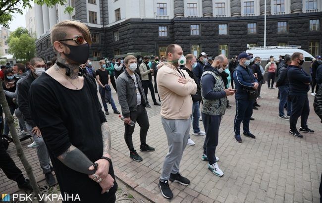 Підприємці поновили свій протест Підприємці поновили свій протест
