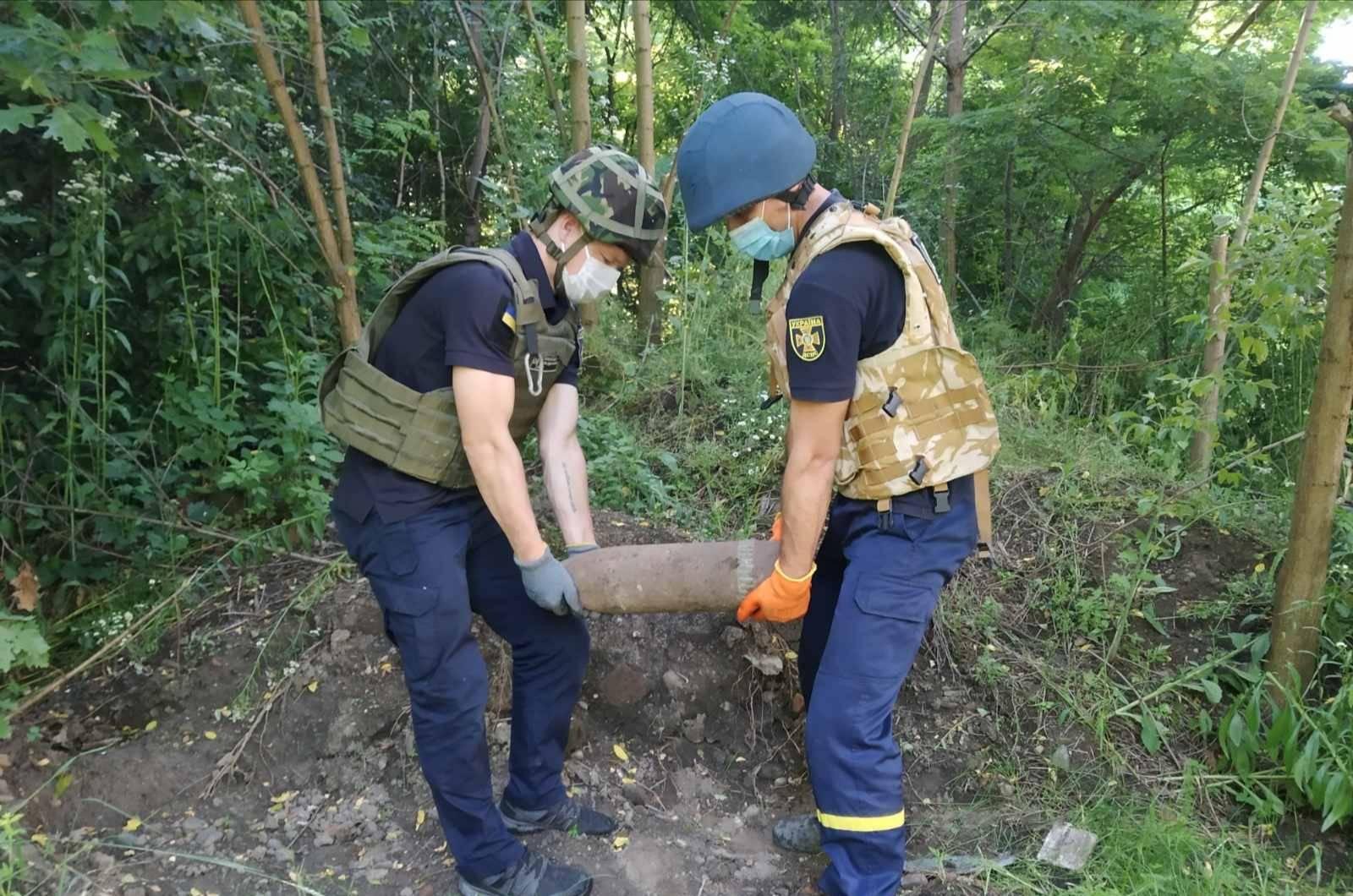 Рятувальники знищили черговий боєприпас часів Другої світової війни Рятувальники знищили черговий боєприпас часів Другої світової війни
