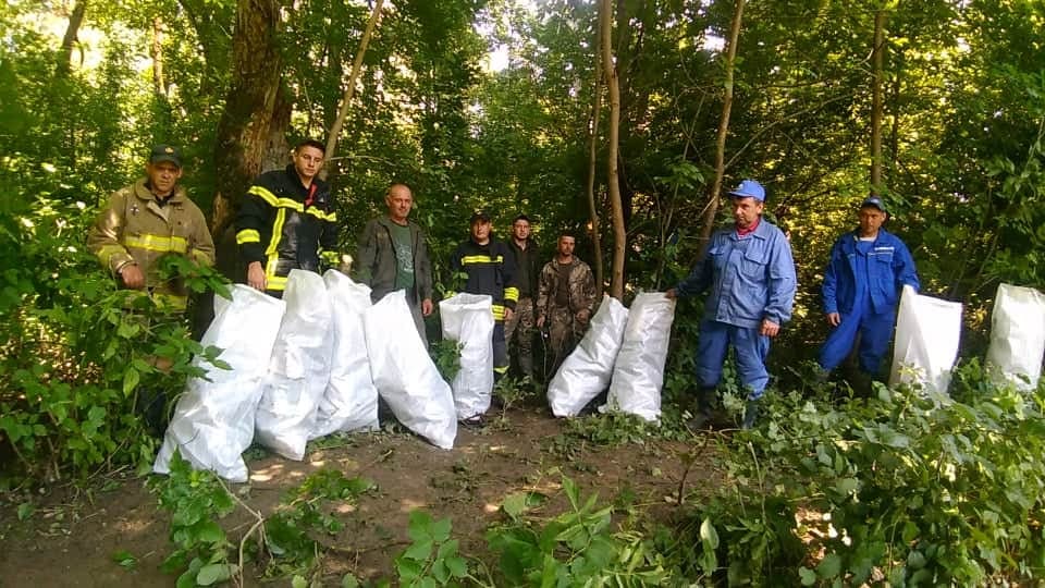 Латорицю очищали від сміття Латорицю очищали від сміття