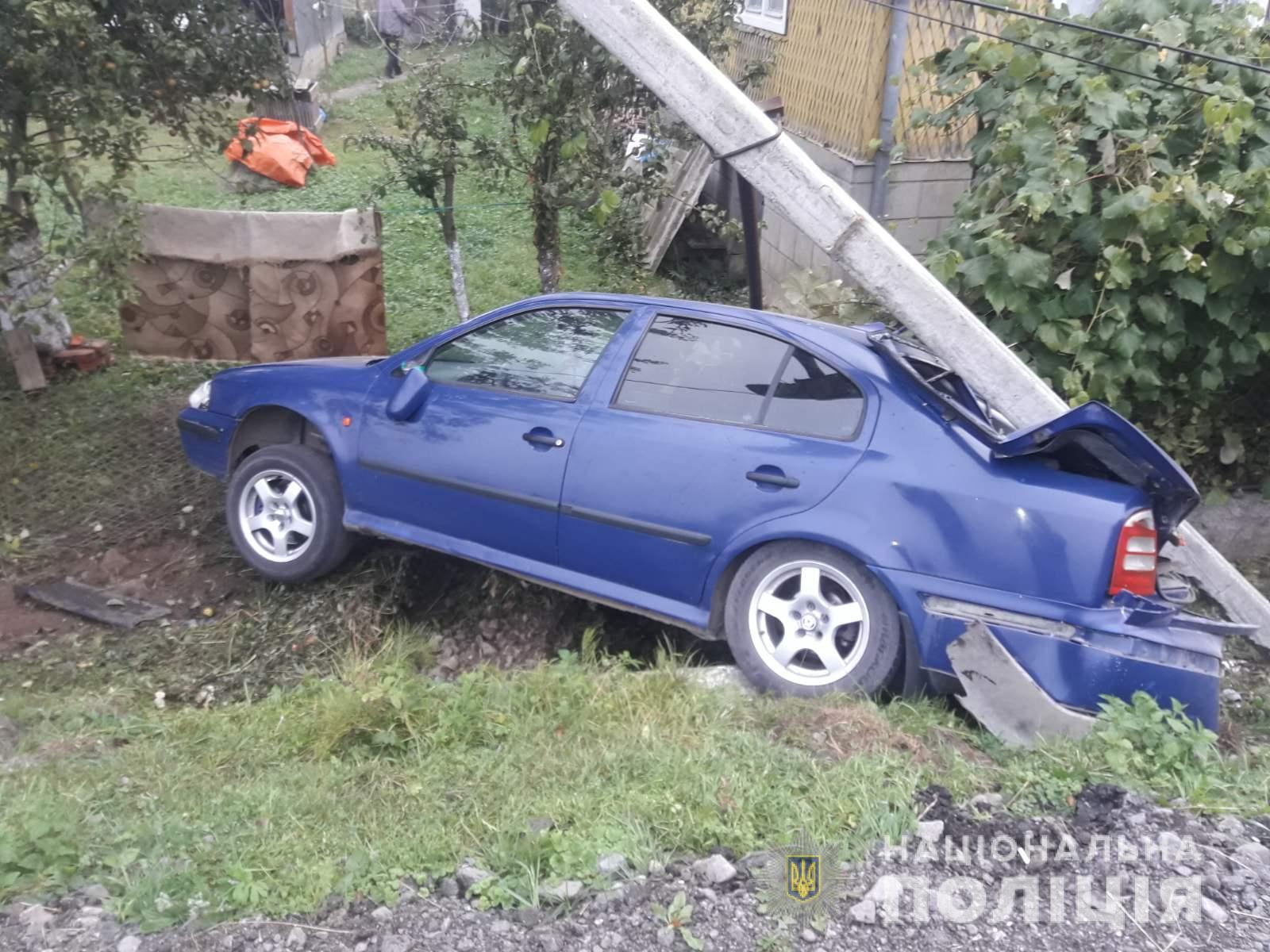 П’яний водій на шкоді з’їхав у кювет П’яний водій на шкоді з’їхав у кювет