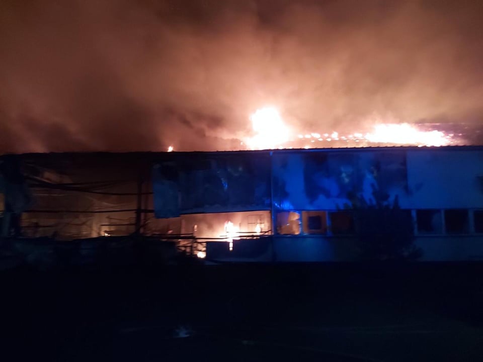 Опубліковано відео страхітливої пожежі в Мукачеві Опубліковано відео страхітливої пожежі в Мукачеві