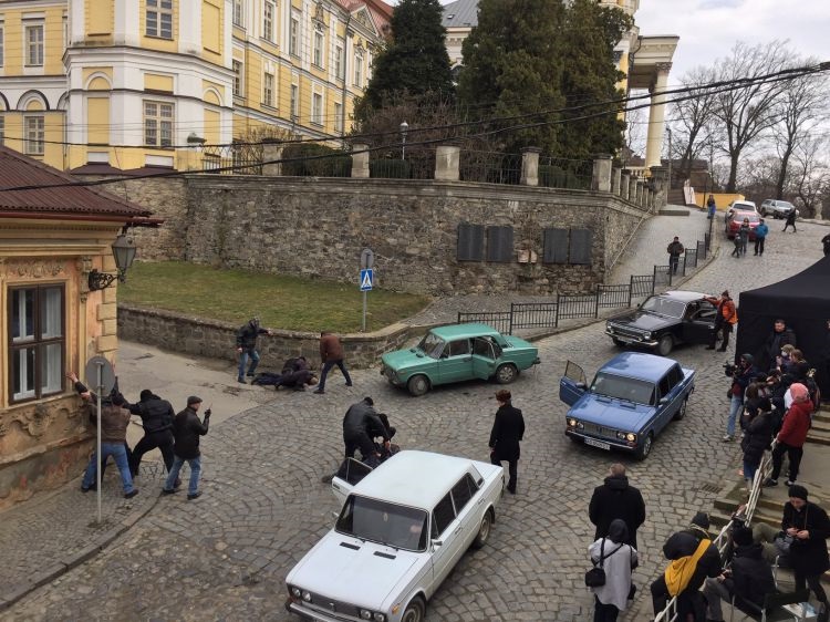 В Ужгороді знімають кіно В Ужгороді знімають кіно