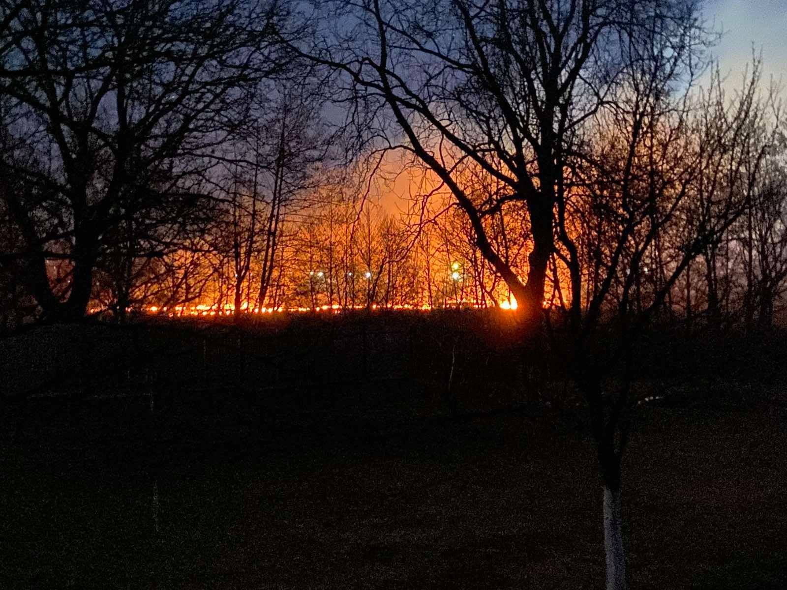 Рятувальники показали фото великої пожежі на Іршавщині Рятувальники показали фото великої пожежі на Іршавщині