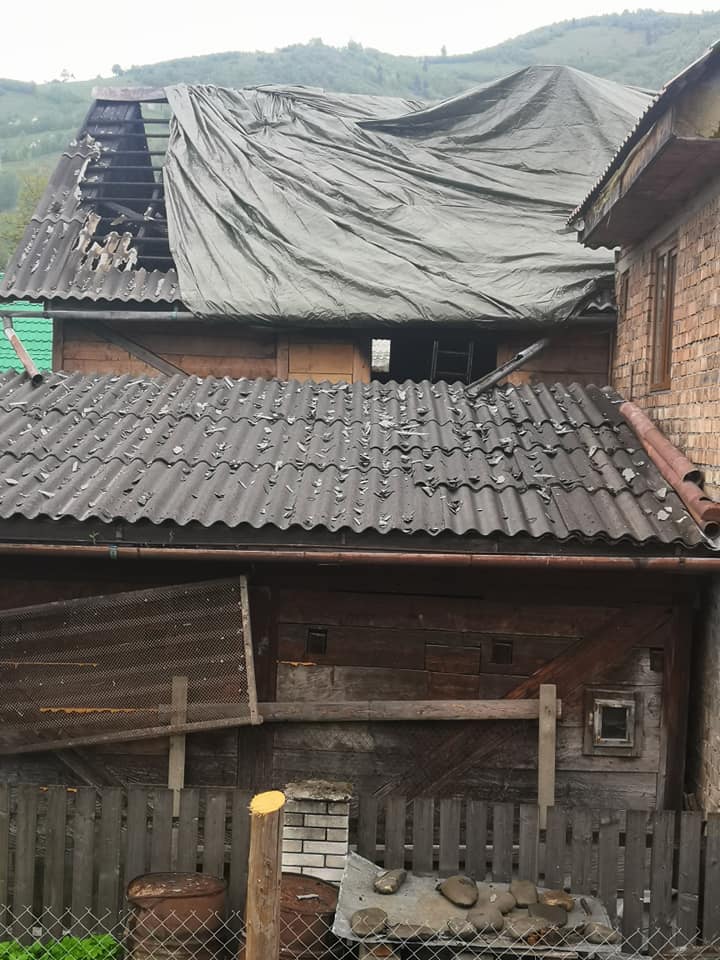 На Рахівщині горів будинок пенсіонерів На Рахівщині горів будинок пенсіонерів