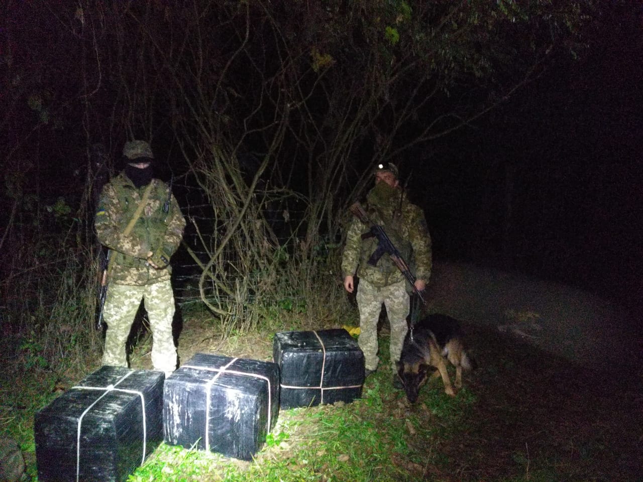 Поблизу кордону з Угорщиною виявили залишені контрабандистами сигарети Поблизу кордону з Угорщиною виявили залишені контрабандистами сигарети