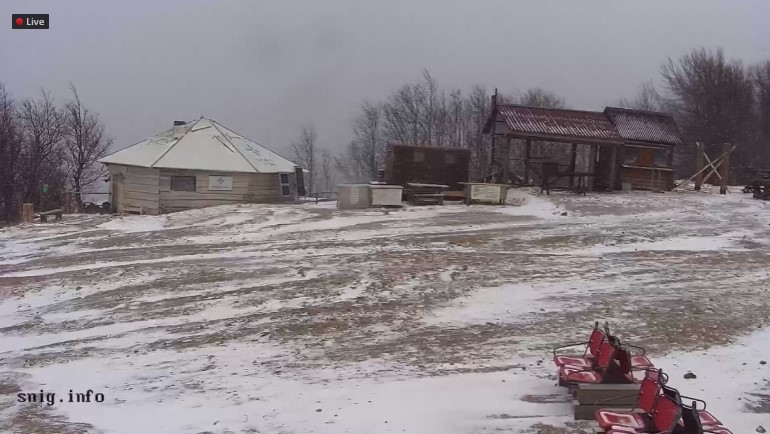 Гори Закарпаття засипає снігом: фото з онлайн-камер