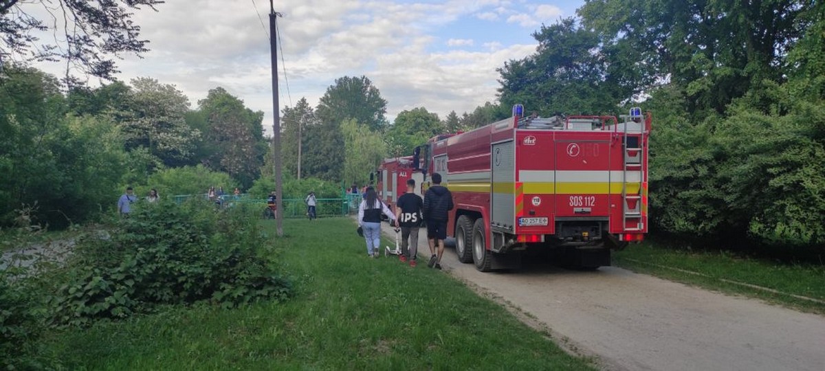 В ужгородському парку "Боздош" сталася пожежа В ужгородському парку "Боздош" сталася пожежа