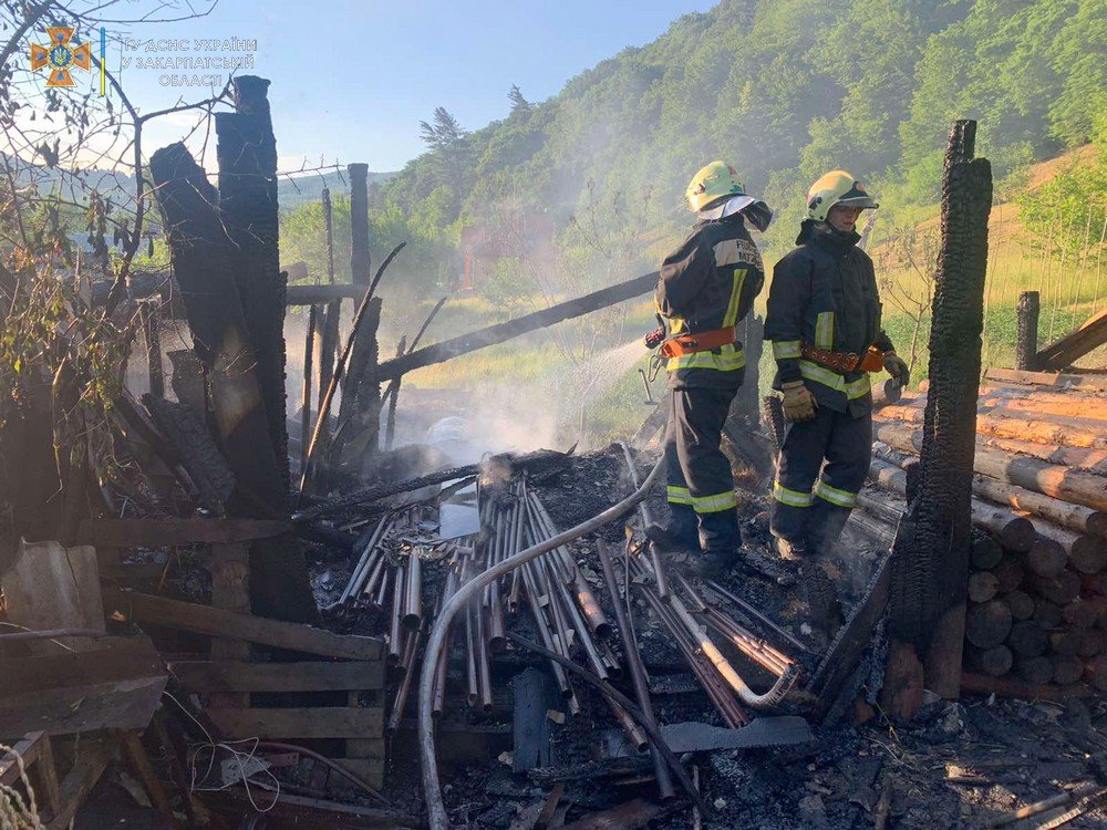 Під час пожежі у селі на Закарпатті постраждала 4-річна дитина