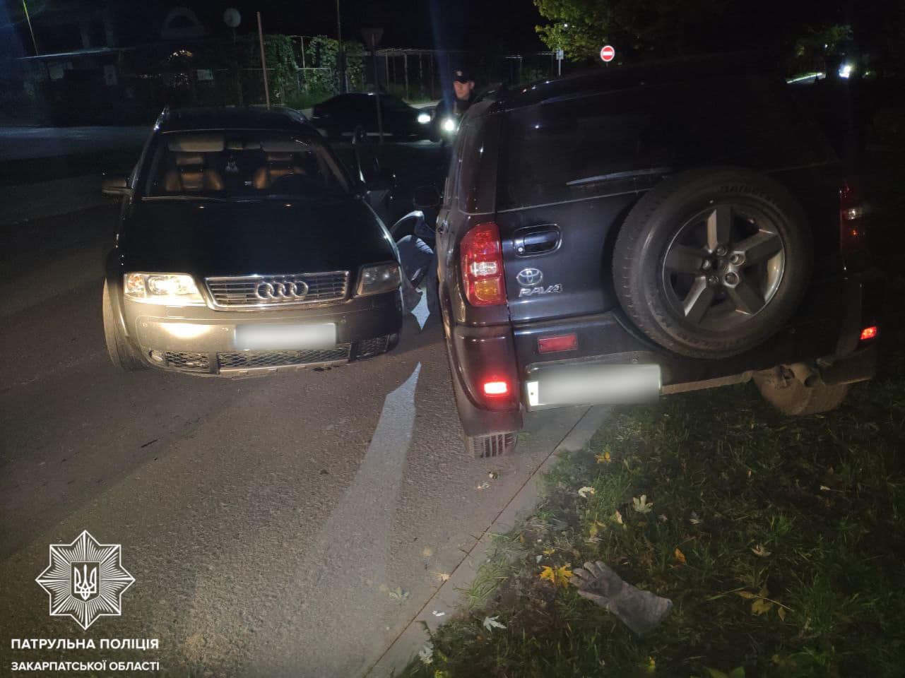 Сильно п’яний водій скоїв в Ужгороді ДТП: поліція показала фото