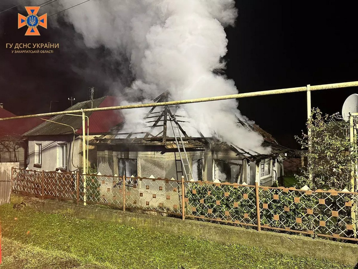 Вогнеборці врятували від знищення будинок, на який могла перекинутись пожежа