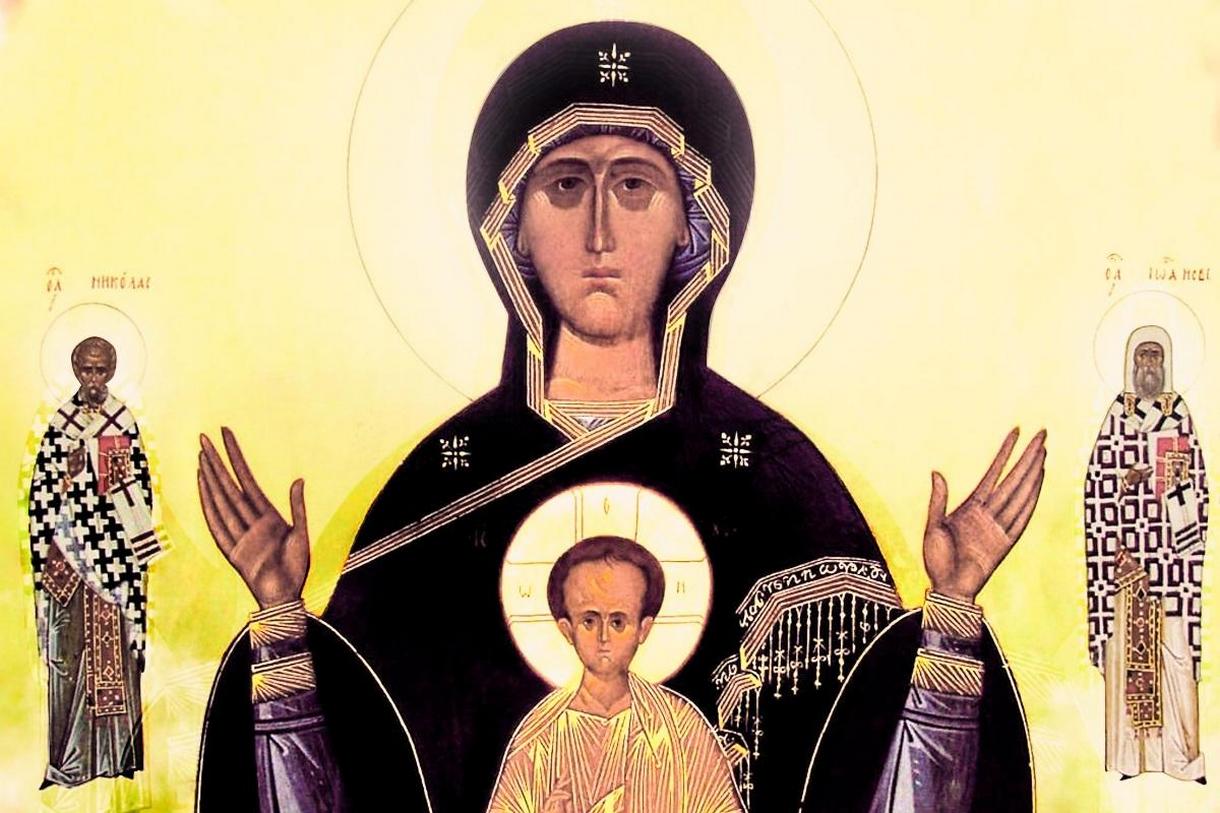Церква вшановує ікону Божої Матері "Знамення" Златоустівська