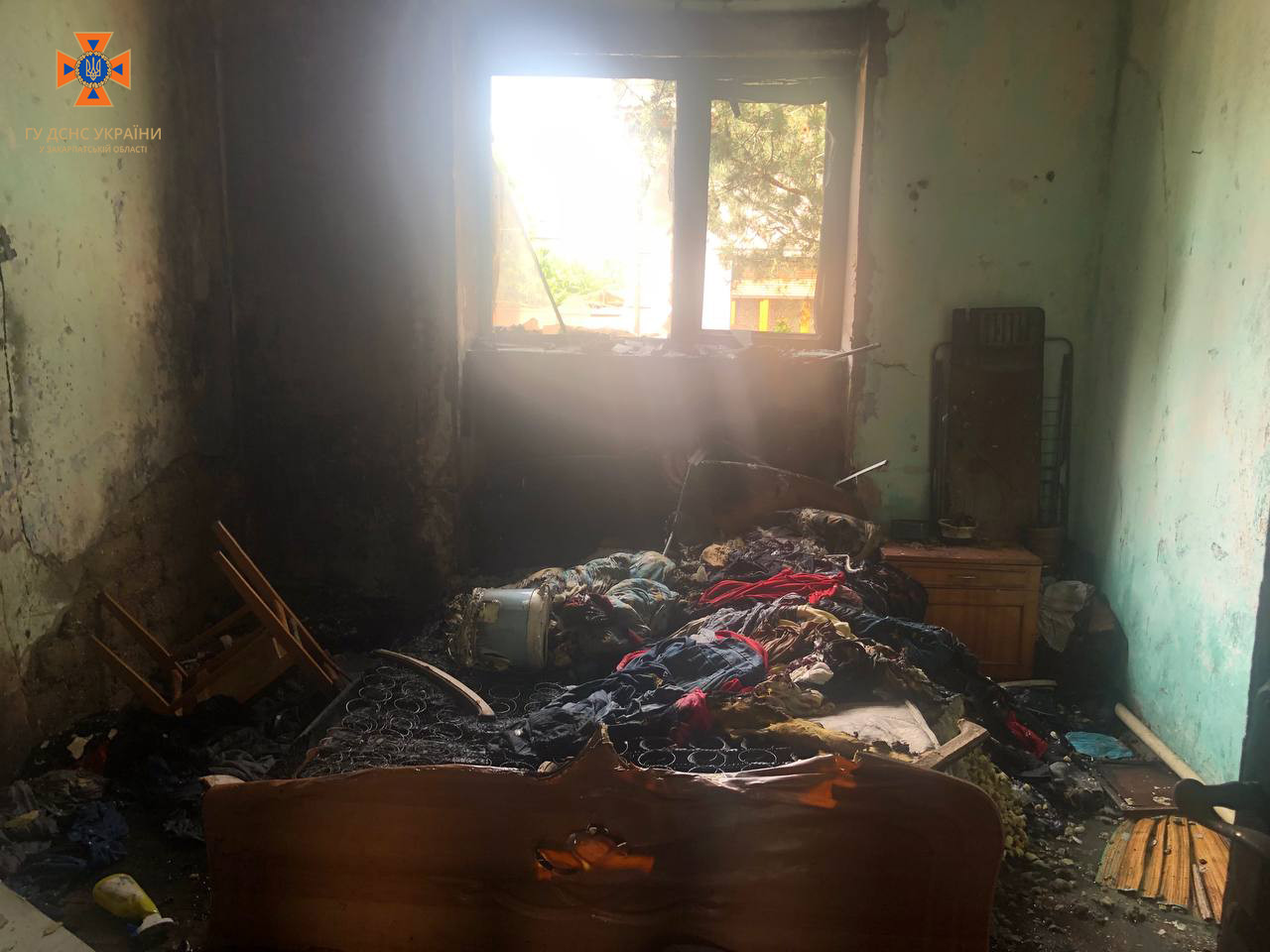 У неділю в Мукачеві трапилась пожежа в будинку