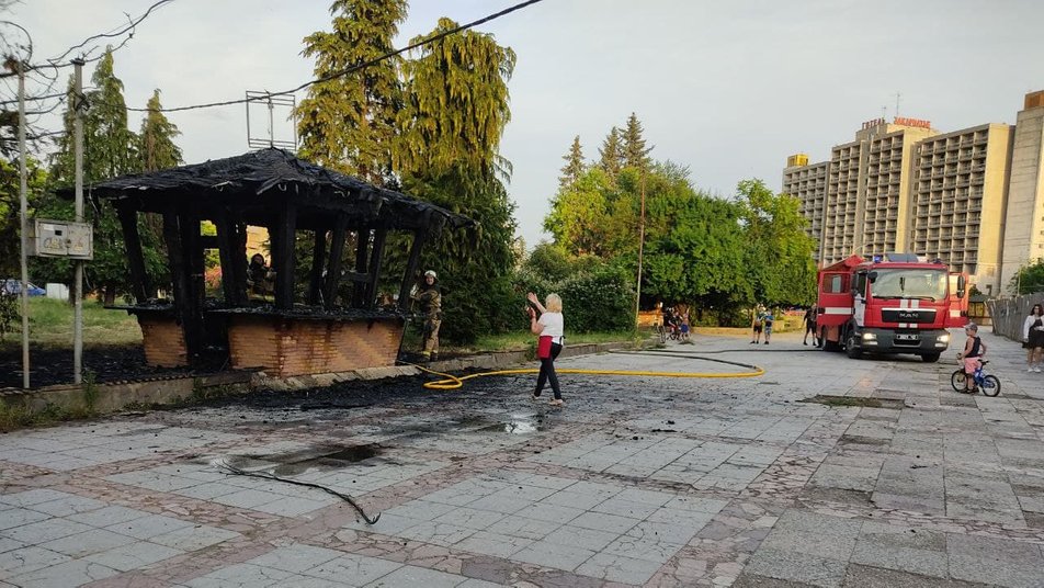Пожежа в Ужгороді