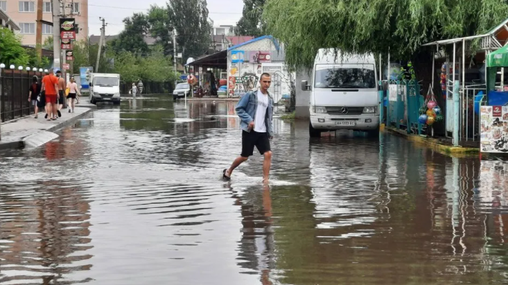 Курортне селище Коблево затопило