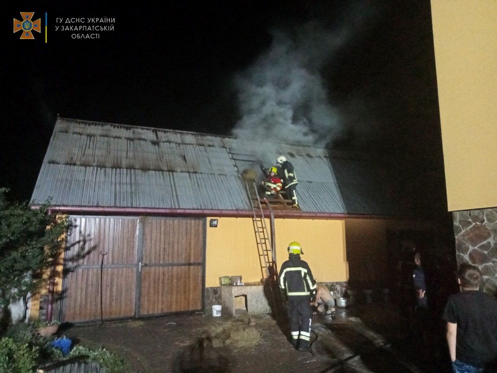 Пожежа у селі Золотарьово