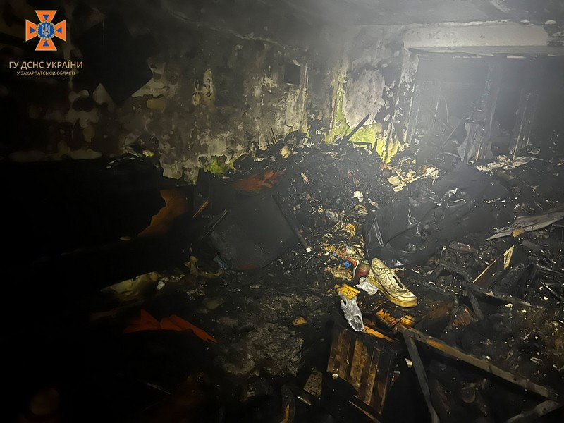 Жахлива пожежа в Ужгороді