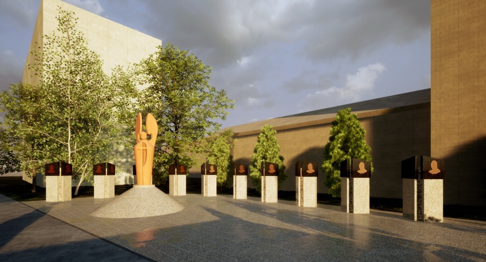 У Берегові показали перші ескізи меморіального комплексу, який буде у місті