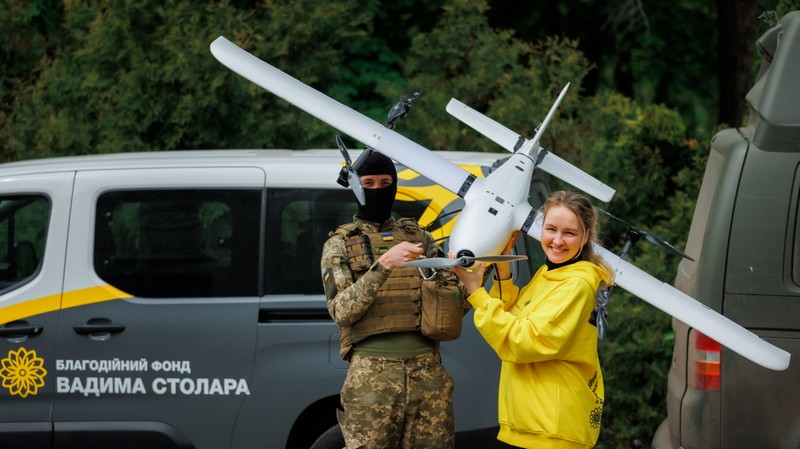 Захисники отримали унікальний БПЛА українського виробництва від Фонду Вадима Столара