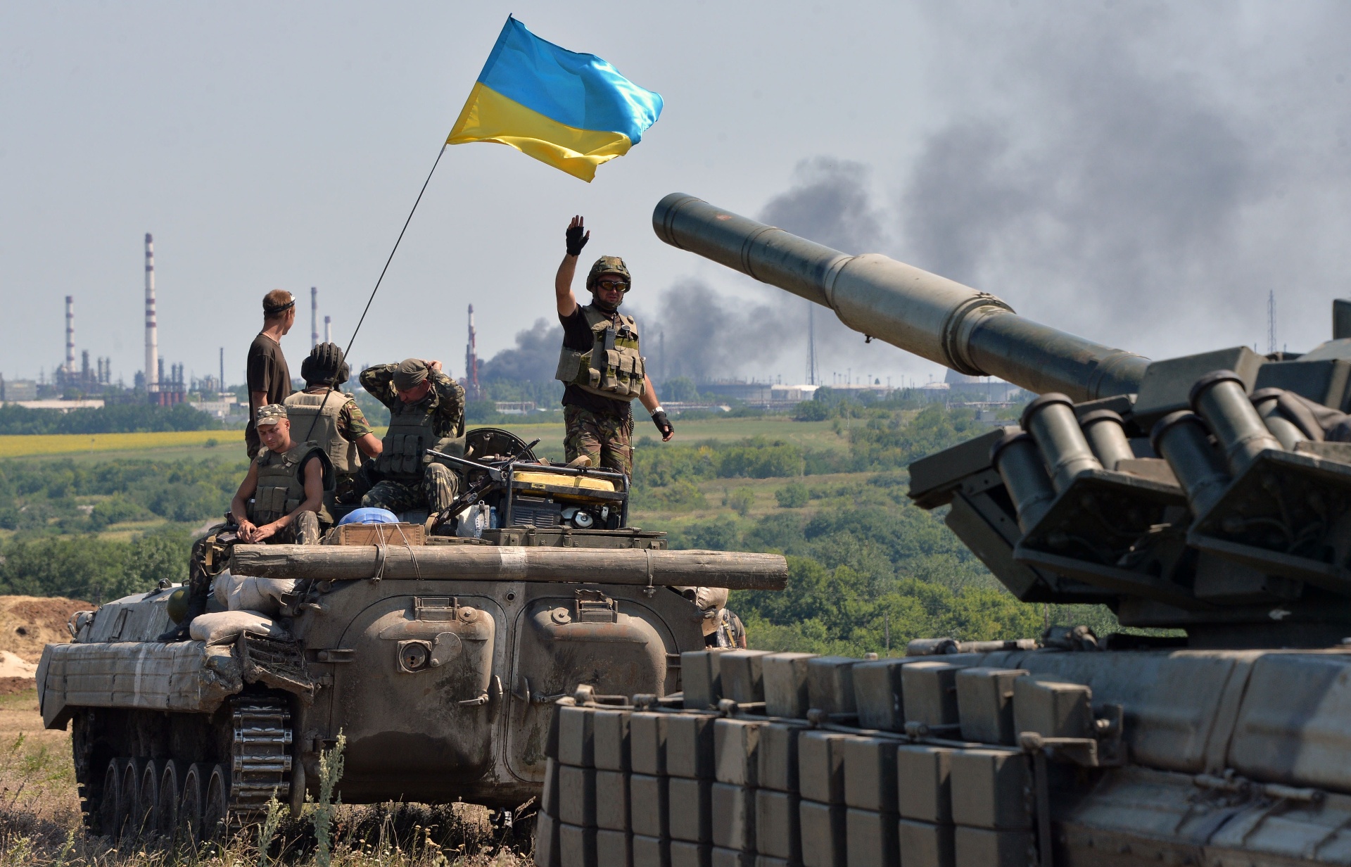 Мужні українські захисники (Фото: з інтернету)