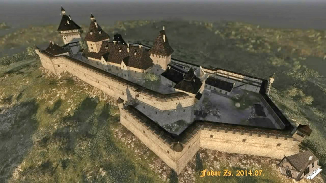 Так міг виглядати Хустський замок (3D-реконструкція)